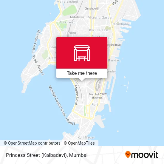 Princess Street (Kalbadevi) map