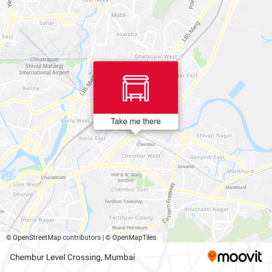 Chembur Level Crossing map