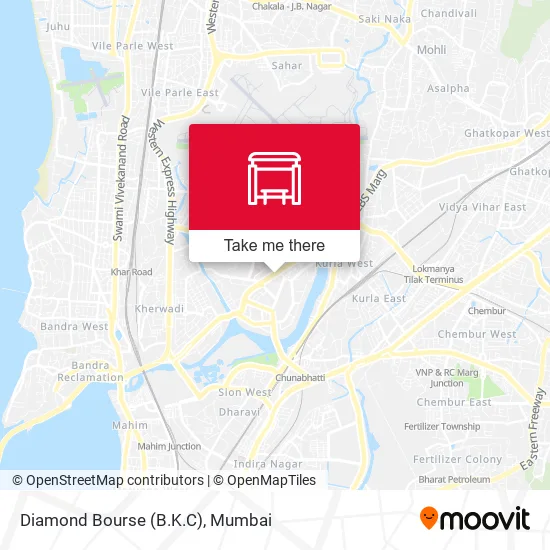Diamond Bourse (B.K.C) map