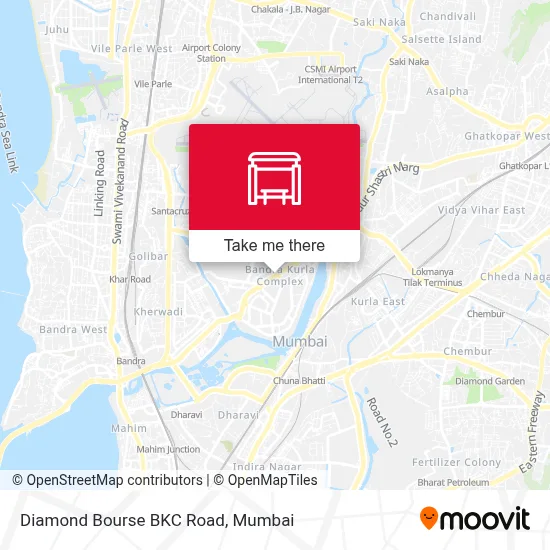 Diamond Bourse BKC Road map
