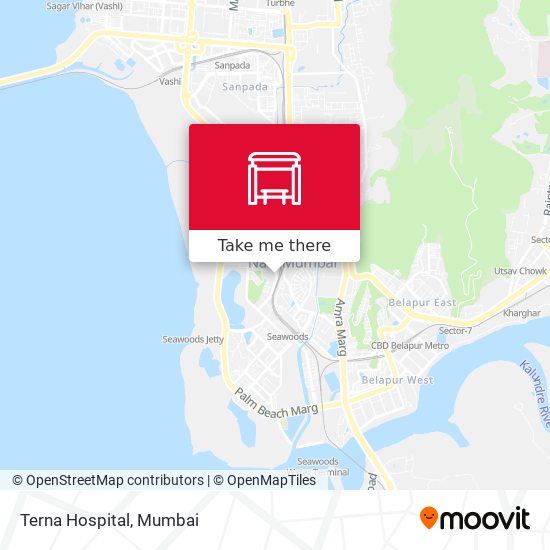 Terna Hospital map