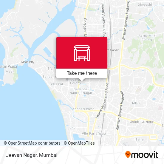 Jeevan Nagar map