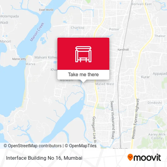 Interface Building No 16 map