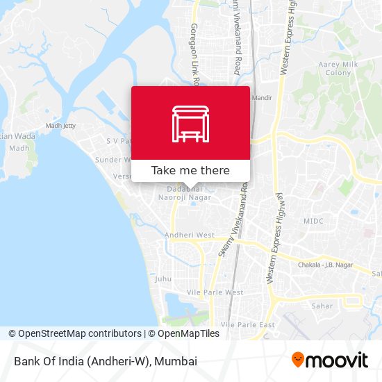 Bank Of India (Andheri-W) map