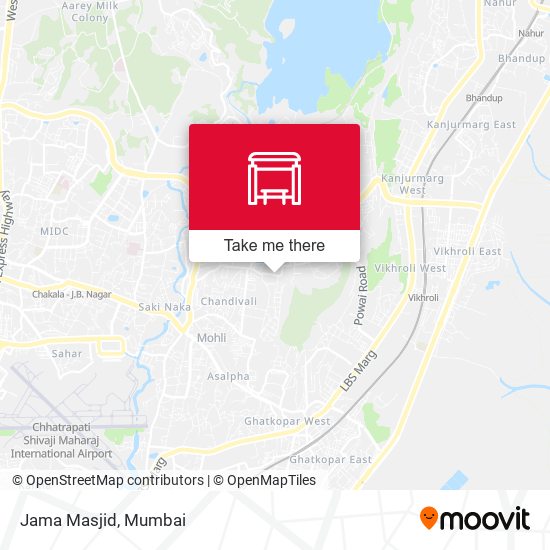 Jama Masjid map