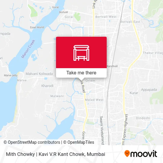 Mith Chowky | Kavi V.R Kant Chowk map