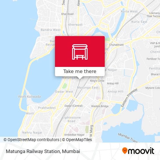 Matunga Railway Station map