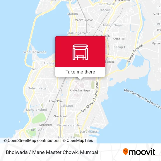 Bhoiwada / Mane Master Chowk map