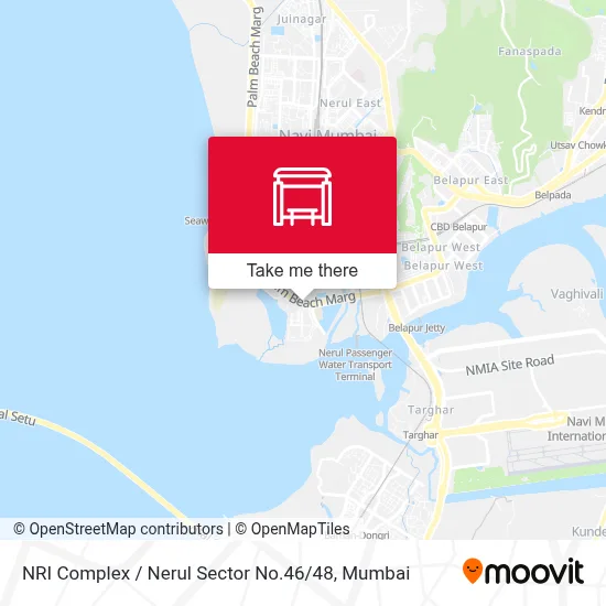NRI Complex / Nerul Sector No.46 / 48 map