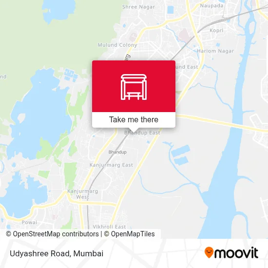 Udyashree Marg map