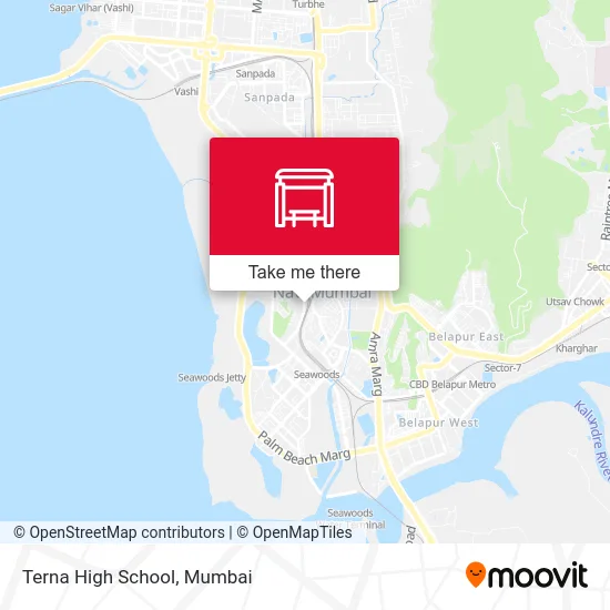 Terna High School map