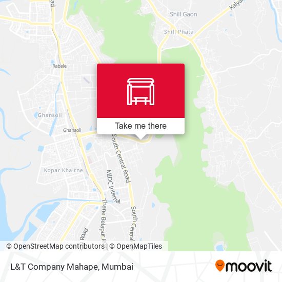 L&T Circle Mahape map