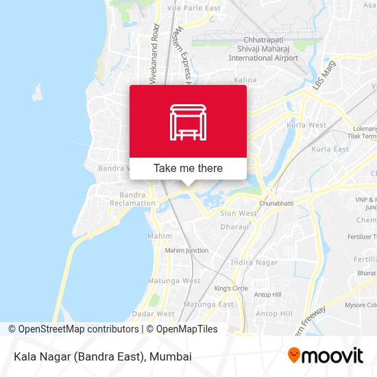 Kala Nagar (Bandra-E) map