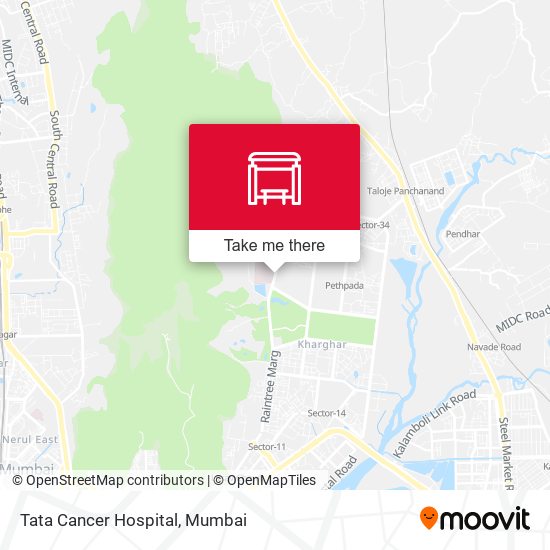 Tata Cancer Hospital map