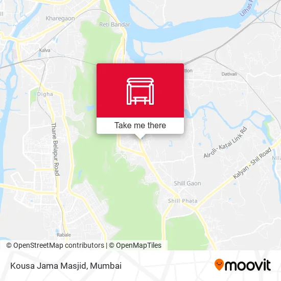 Kousa Jama Masjid map