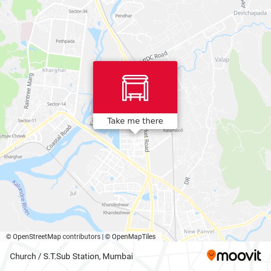 Church / S.T.Sub Station map