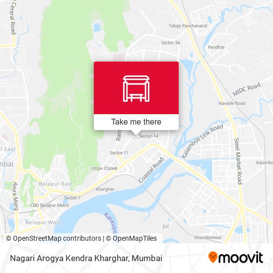 Nagari Arogya Kendra Kharghar map