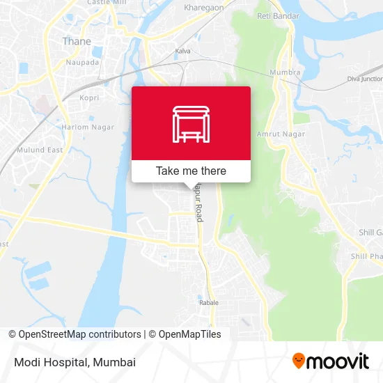 Modi Hospital map