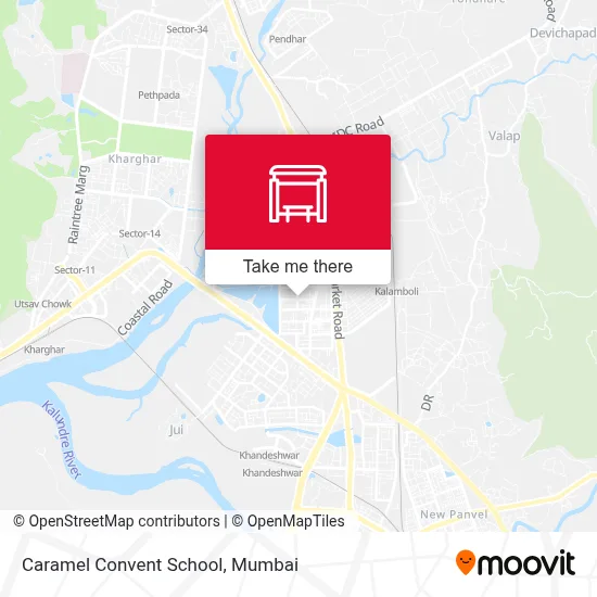 Caramel Convent School map