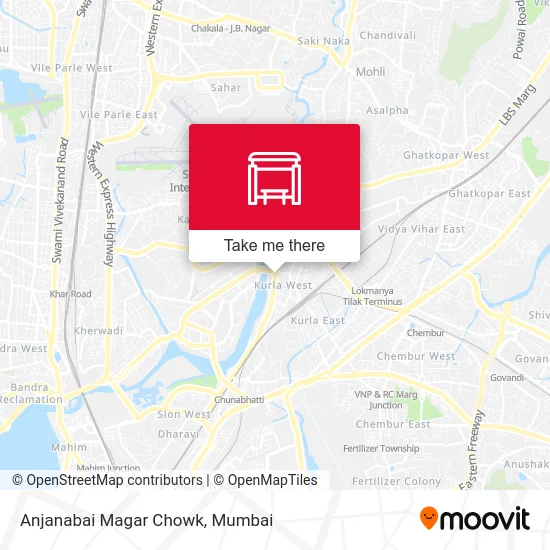 Anjanabai Magar Chowk map