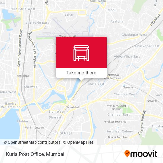 Kurla Post Office map