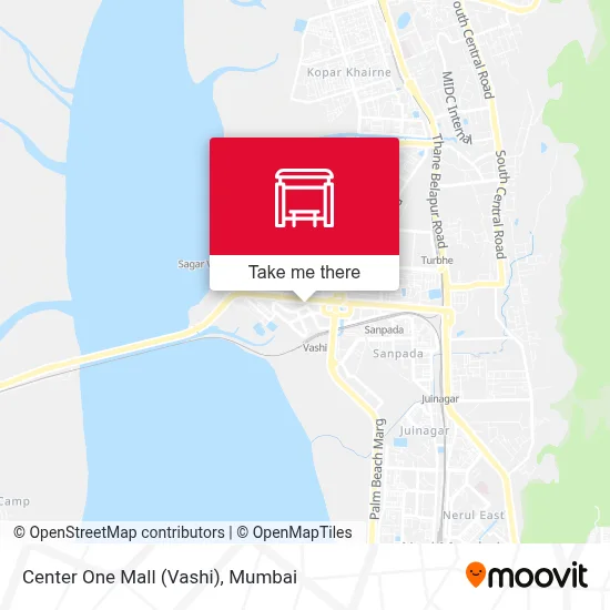 Center One Mall (Vashi) map