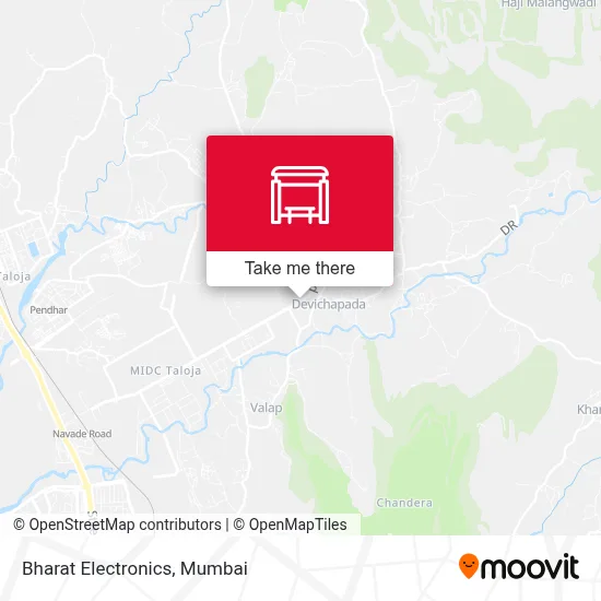 Bharat Electronics map