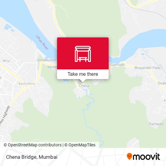 Chena Bridge map