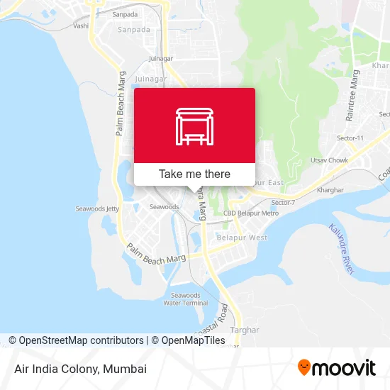 Air India Colony map
