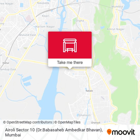 Airoli Sector 10 (Dr.Babasaheb Ambedkar Bhavan) map