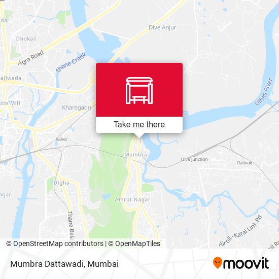 Mumbra Dattawadi map