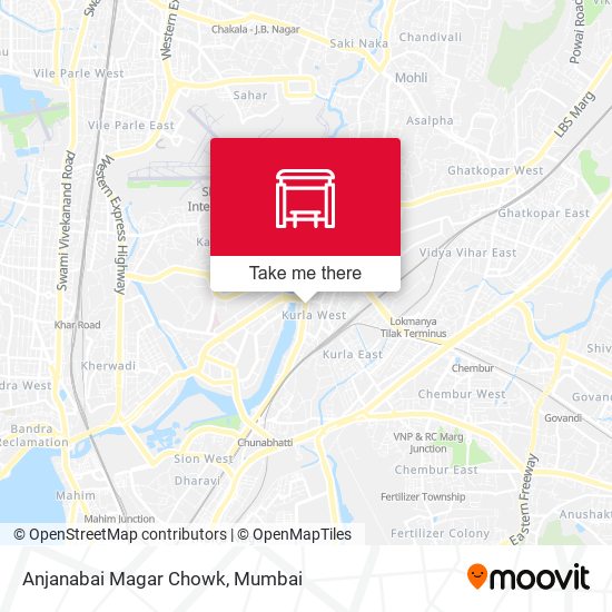 Anjanabai Magar Chowk map