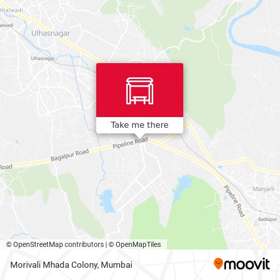 Morivali Mhada Colony map