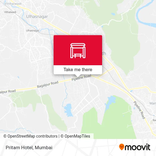 Pritam Hotel map