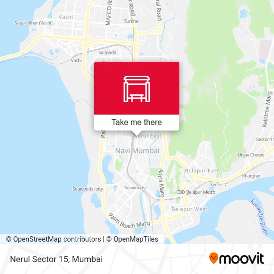 Nerul Sector 15 map