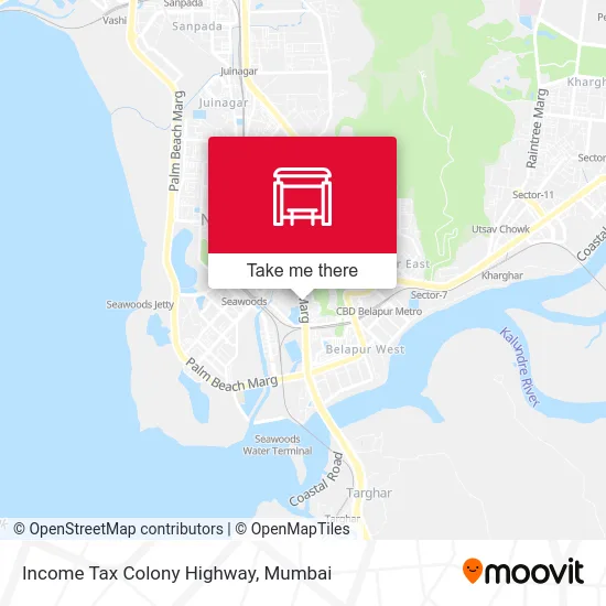 Income Tax Colony Highway map