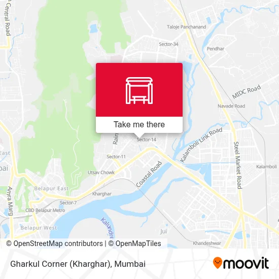 Gharkul Corner (Kharghar) map