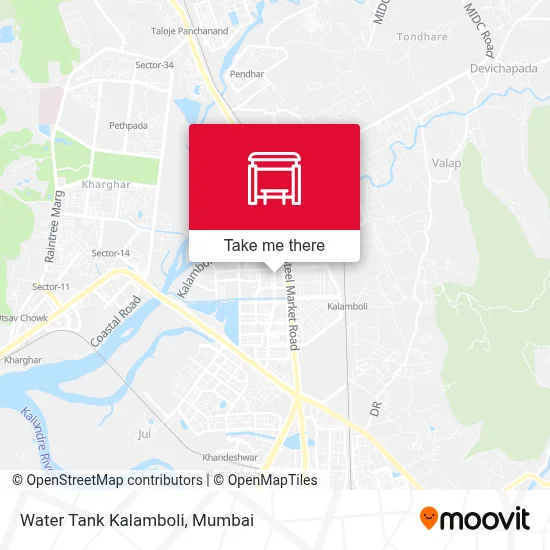 Water Tank Kalamboli map
