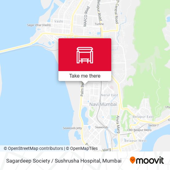 Sagardeep Society / Sushrusha Hospital map