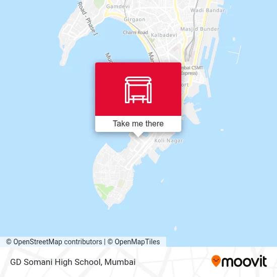 GD Somani High School map