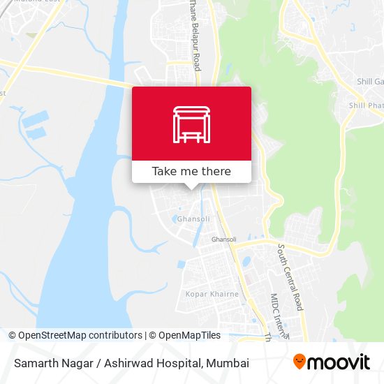 Samarth Nagar / Ashirwad Hospital map