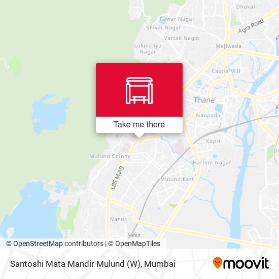Santoshi Mata Mandir Mulund (W) map