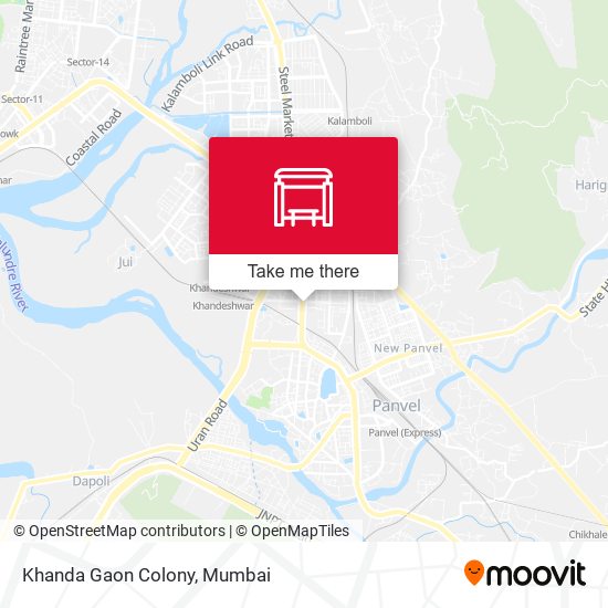 Khanda Gaon Colony map