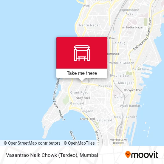 Vasantrao Naik Chowk (Tardeo) map