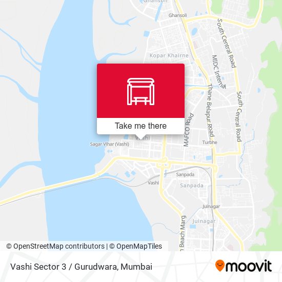 Vashi Sector 3 / Gurudwara map