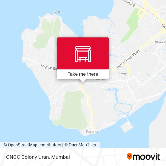 ONGC Colony Uran map