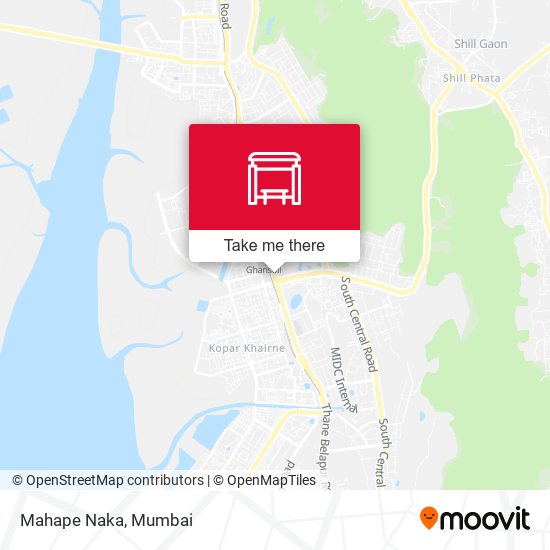 Mahape Naka map