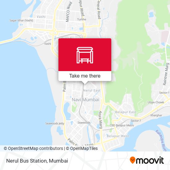 Nerul Bus Station map