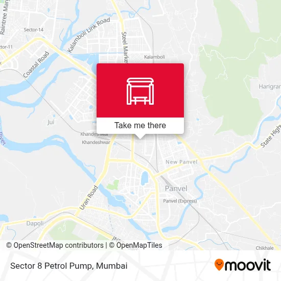 Sector 8 Petrol Pump map