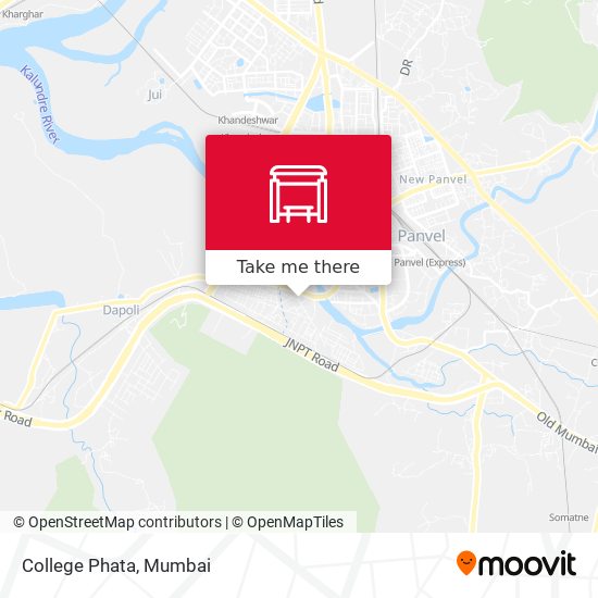 College Phata map